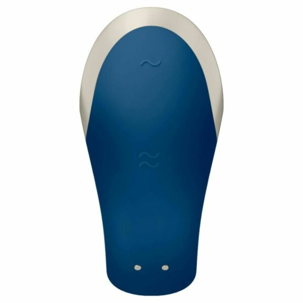 SATISFYER - APP DOUBLE LOVE VIBRADOR PAREJAS LUXURY AZUL - Image 3