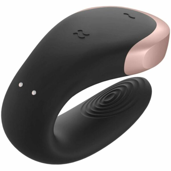 SATISFYER - APP DOUBLE LOVE VIBRADOR PAREJAS LUXURY NEGRO - Image 4