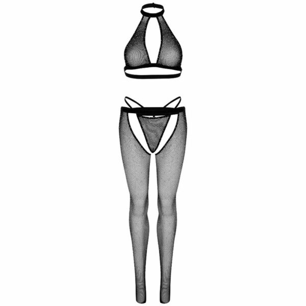 LEG AVENUE - TOP CUERPO DE RED CON TANGA Y MEDIAS - Image 5