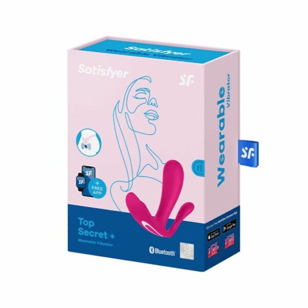 SATISFYER - TOP SECRET + VIBRADOR ROSA - Image 3