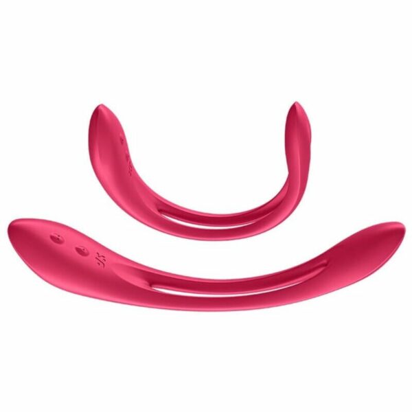 SATISFYER - ELASTIC JOY MULTI VIBRADOR ROJO - Image 3