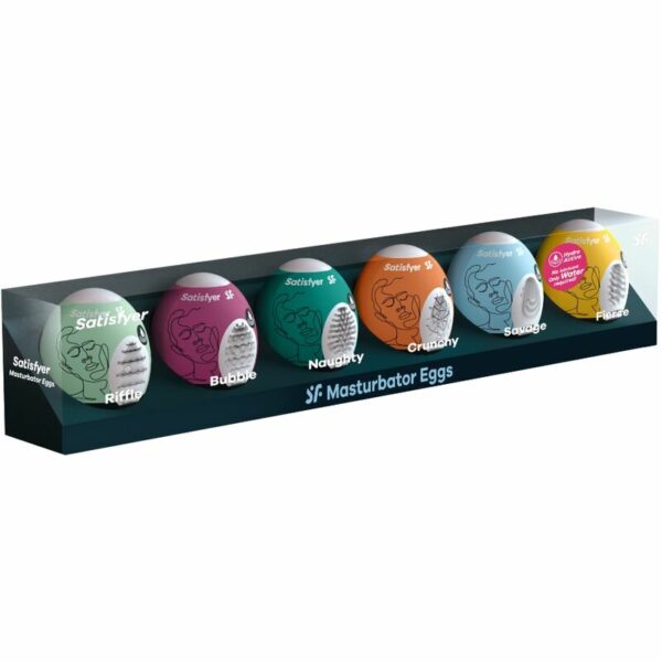 SATISFYER - HUEVOS MASTURBADORES PACK 6 UNIDADES - Image 2