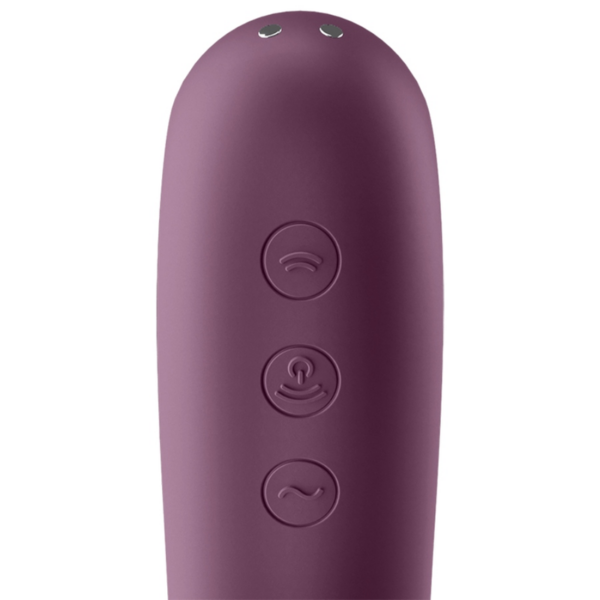 SATISFYER - DUAL KISS ESTIMULADOR CLITORIS PURPURA - Image 3