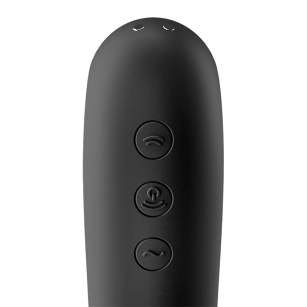 SATISFYER - DUAL KISS ESTIMULADOR CLITORIS NEGRO - Image 3