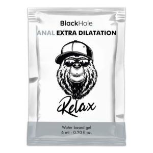 BLACK HOLE - GEL BASE AGUA DILATACIÓN ANAL 6 ML MONODOSIS
