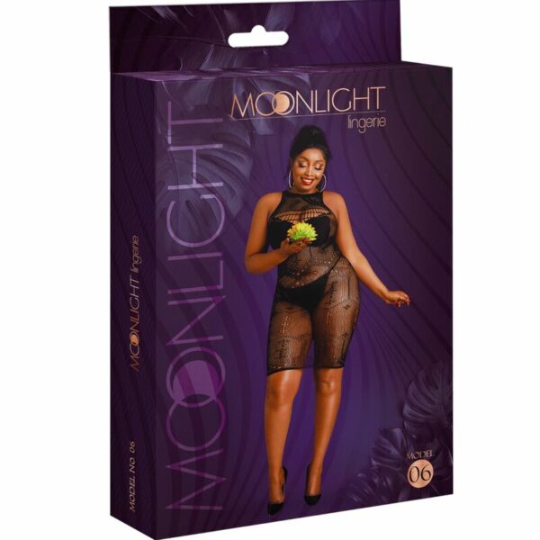 MOONLIGHT - MODELO 6 VESTIDO NEGRO TALLA UNICA / PLUS SIZE - Image 3