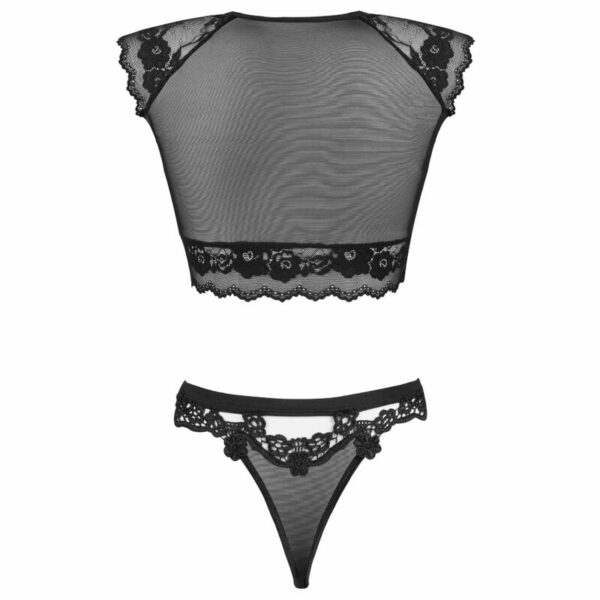 LIVCO CORSETTI FASHION - TIMOSAN LC 90631 SUJETADOR + PANTY NEGRO - Image 4