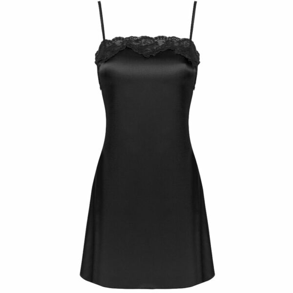 LIVCO CORSETTI FASHION - JACQUELINE LC 90249 BATA + CAMISA + PANTY NEGRO S/M - Image 5