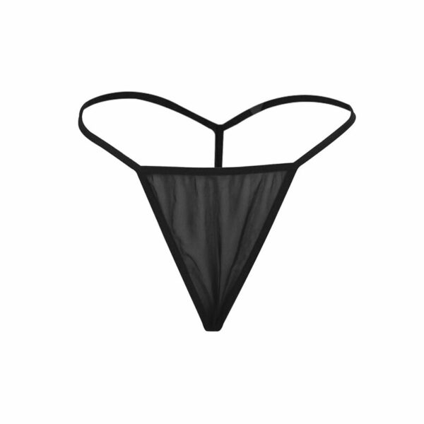 SUBBLIME - BABYDOLL TELA DE TUL DETALLE ENCAJE Y FLOR NEGRO S/M - Image 4