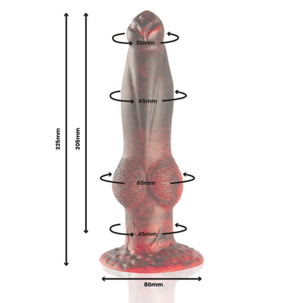 EPIC - PROMETHEUS DILDO TITAN EN LLAMAS RECARGABLE CONTROL REMOTO - Image 4