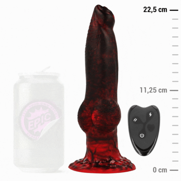 EPIC - PROMETHEUS DILDO TITAN EN LLAMAS RECARGABLE CONTROL REMOTO - Image 2