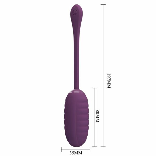 PRETTY LOVE - CASPER HUEVO VIBRADOR RECARGABLE MORADO - Image 4
