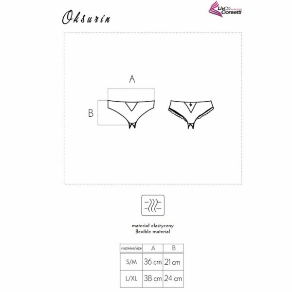 LIVCO CORSETTI FASHION - OKSURIN PANTY CON APERTURA NEGRO - Image 5