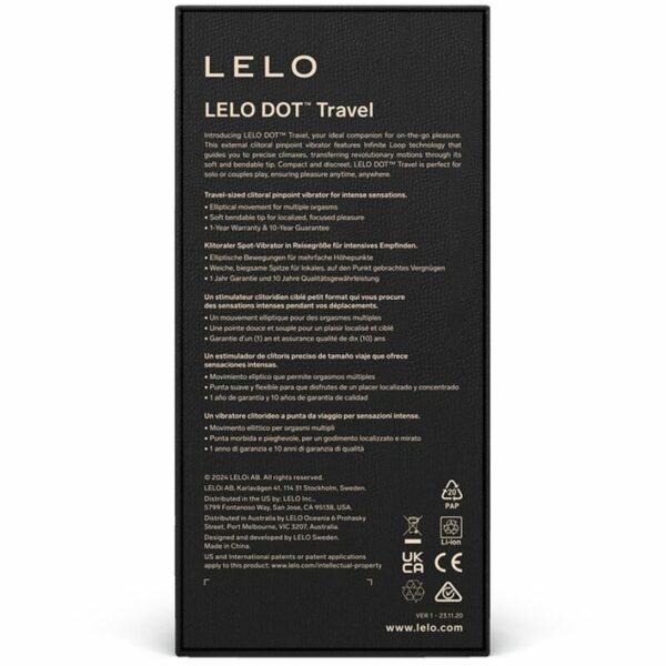 LELO - DOT TRAVEL ESTIMULADOR DE CLÍTORIS ROSA - Image 3