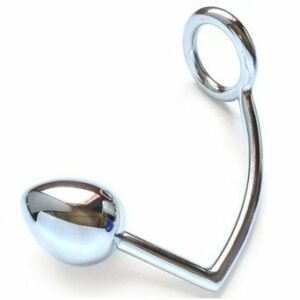 METAL HARD - ANILLO CON GANCHO ANAL 40MM