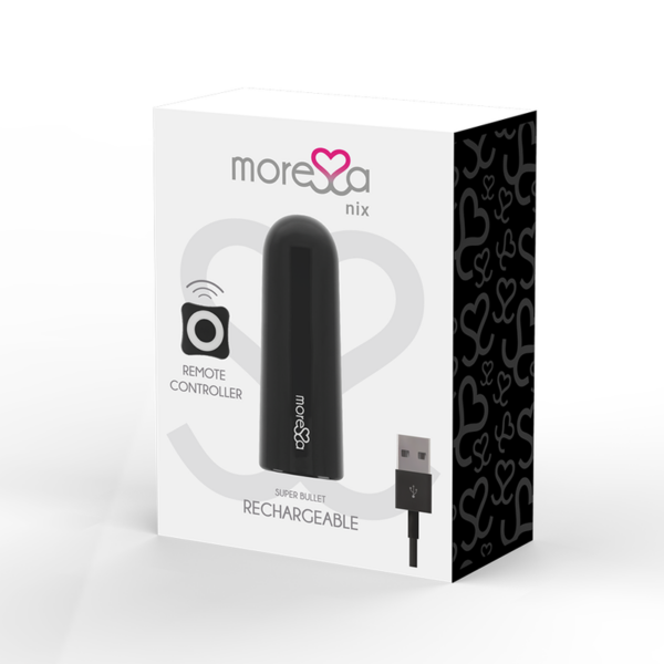 MORESSA - NIX POTENTE VIBRADOR MULTI JUEGOS CONTROL REMOTO NEGRO - Image 3