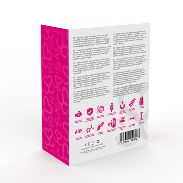 MORESSA - NIX POTENTE VIBRADOR MULTI JUEGOS CONTROL REMOTO ROSA - Image 4